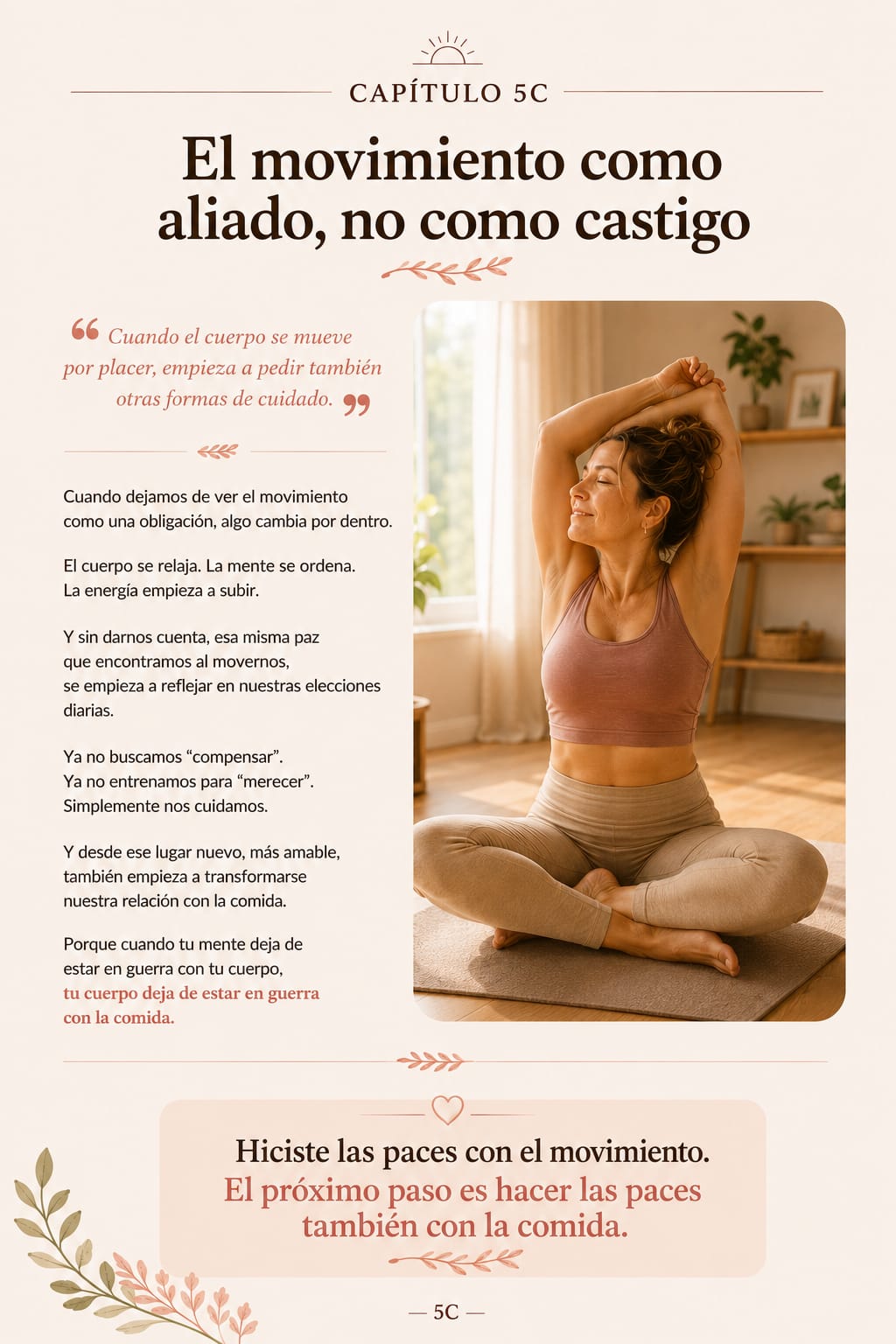 Capítulo 5C · El movimiento como aliado, no como castigo